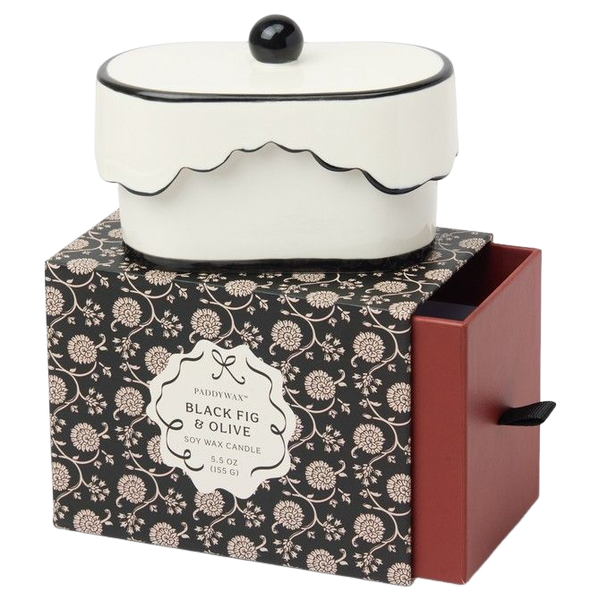 Designworks Ink Cherie 5.5oz/155g Ceramic Dish Candle