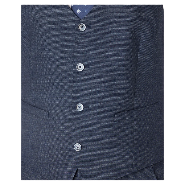 Remus Uomo Birdseye Three Piece Suit for Men