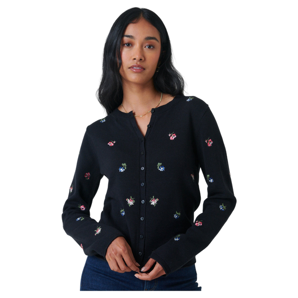 Nobody's Child Embroidered Ditsy Cardigan