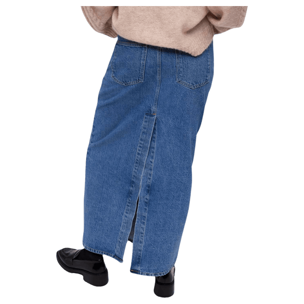 Object Thylane Long Denim Pencil Skirt