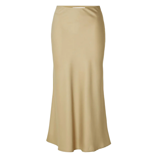Selected Femme Satin Midi Skirt