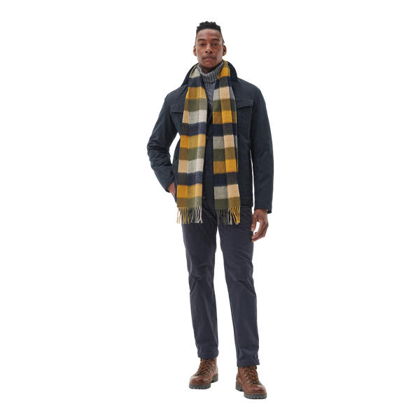 Barbour Lambswool Tattersall Scarf
