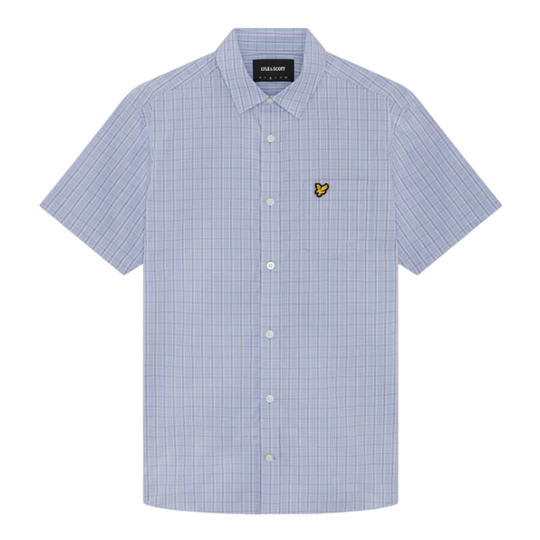 Lyle & Scott Short Sleeve Grid Check Shirt