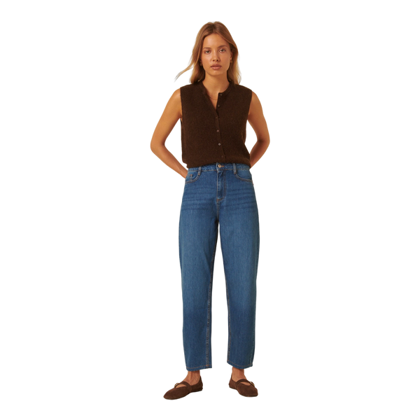 Nobody's Child Putney Barrel Leg Jeans