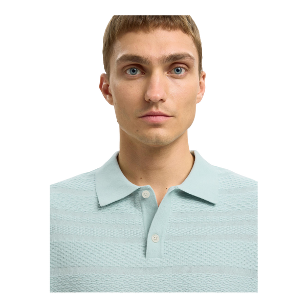 Selected Foam Short Sleeve Relaxed Structure Polo