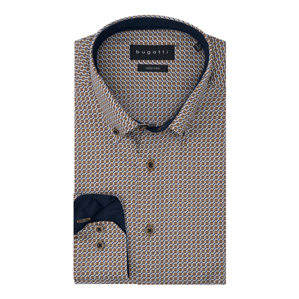 Bugatti Gio Print Long Sleeve Shirt