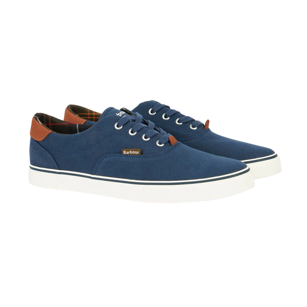 Barbour Leonard Canvas Trainer Shoes for Men