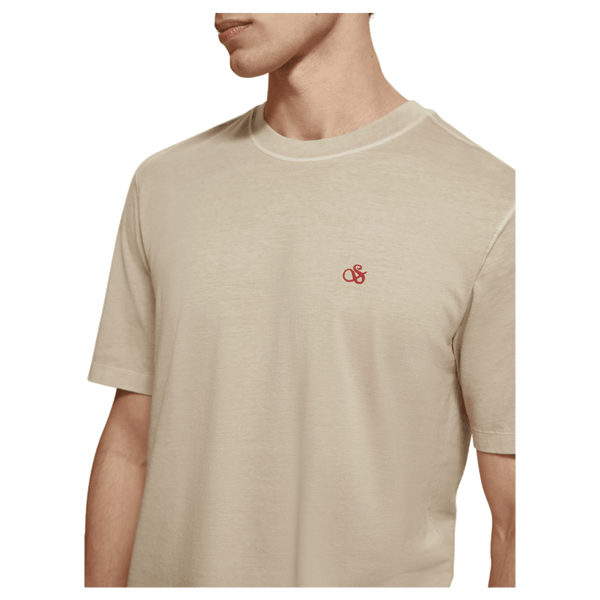 Scotch & Soda Garment Dyed Crew Neck T-Shirt