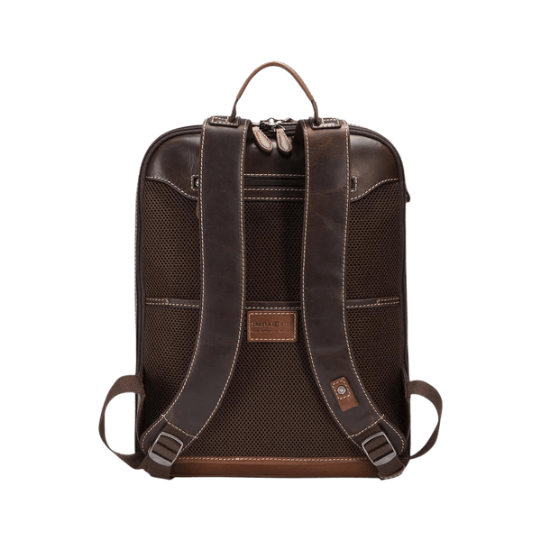 Jekyll & Hide Soho Two-Tone Leather Double Compartment Laptop Backpack
