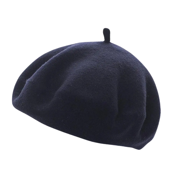 Wegener French Style Beret for Men in Navy