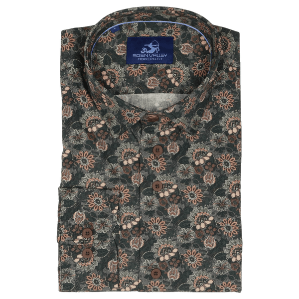 Eden Valley Long Sleeve Pattern Shirt for Men