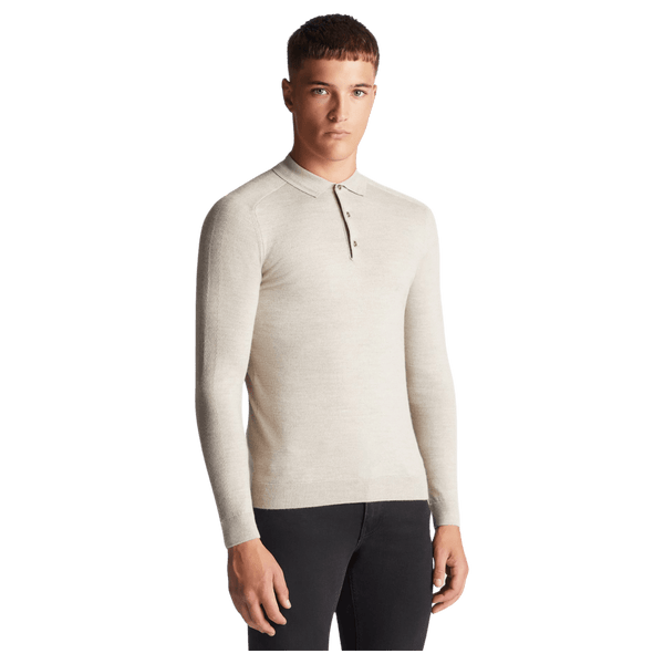 Remus Uomo Long Sleeve Polo Shirt for Men