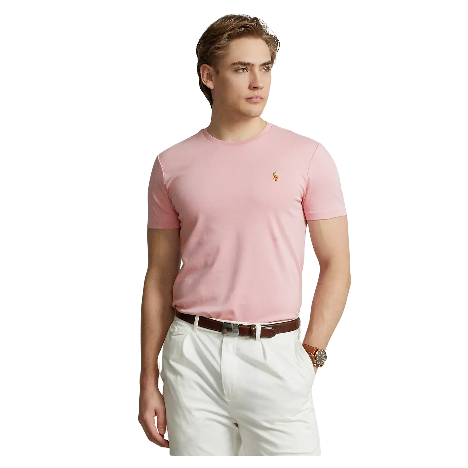 Ralph lauren short sleeve 2025 shirt pink