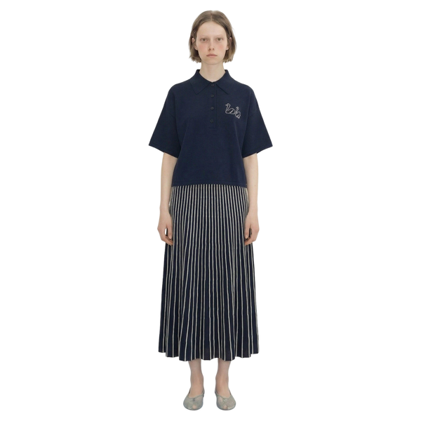 The Tiny Big Sister Swans Knitted Polo