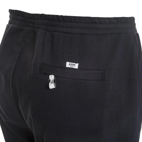 KAM Jeanswear Mens Jog Trousers in Black 2XL - 6XL