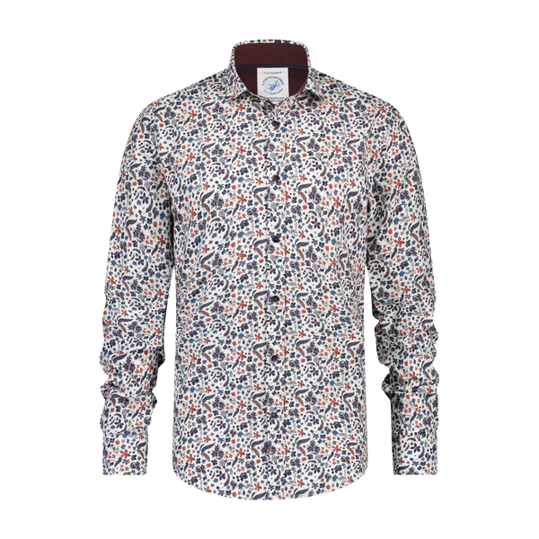 A Fish Named Fred Flower Long Sleeve Shirt
