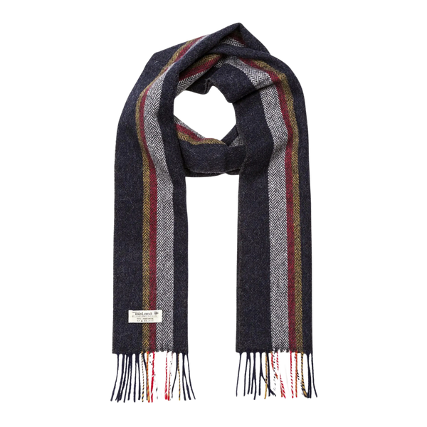 John Hanly Irish Wool Scarf Long Length for Men