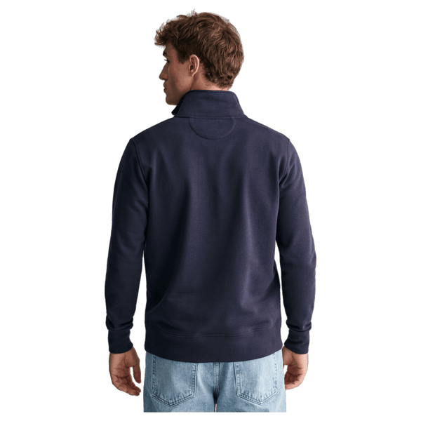 GANT Regular Shield Logo 1/4 Zip Sweatshirt for Men