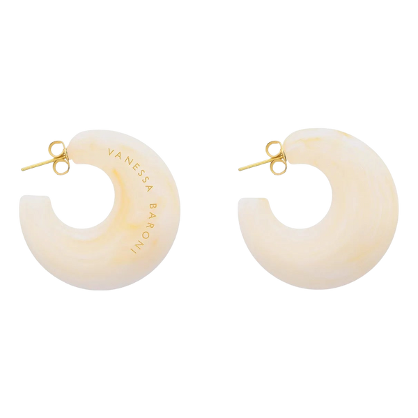 Vanessa Baroni Moon Earrings