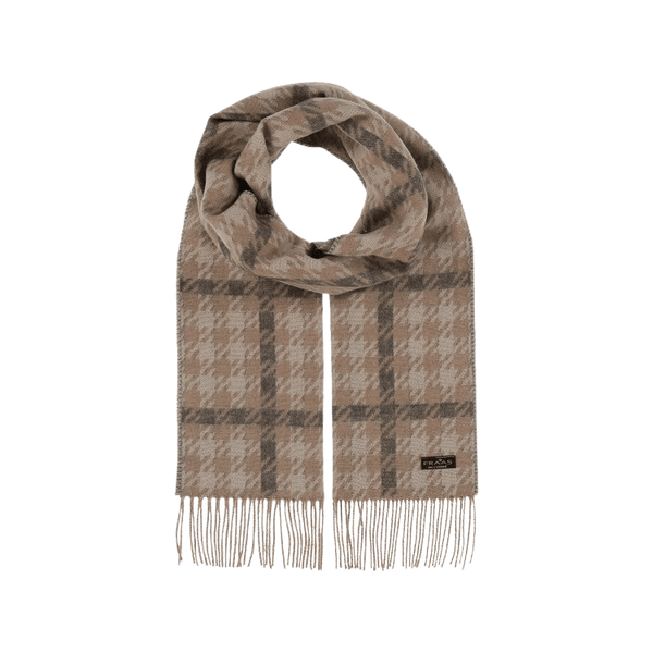 Fraas Houndstooth Cashmink Scarf