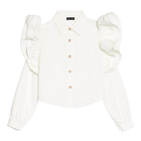 Sister Jane Afterglow Ruffle Blouse