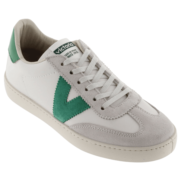 Victoria Shoes Berlin Faux Leather & Split Leather Cyclist Trainers