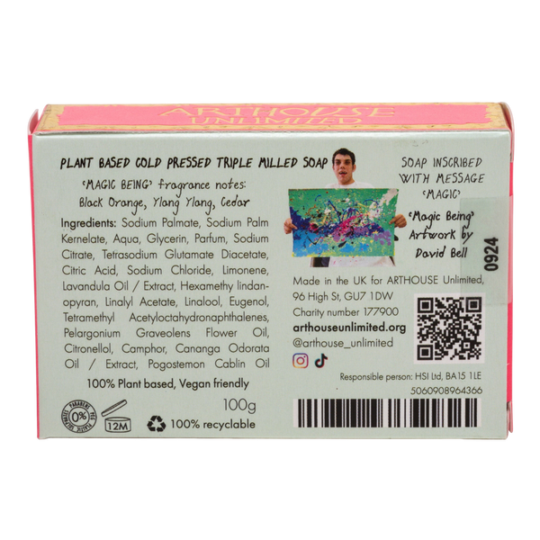 Arthouse Unlimited Magic Being, Triple Milled Plant Based Soap