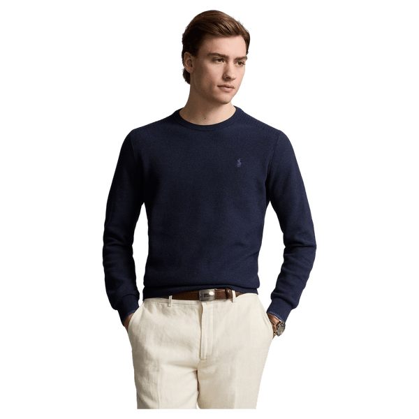 Polo Ralph Lauren Jumper with Textured Shoulder Panel