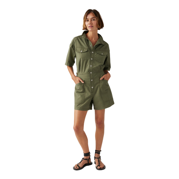 Levi's Short Sleeve Surplus Romper