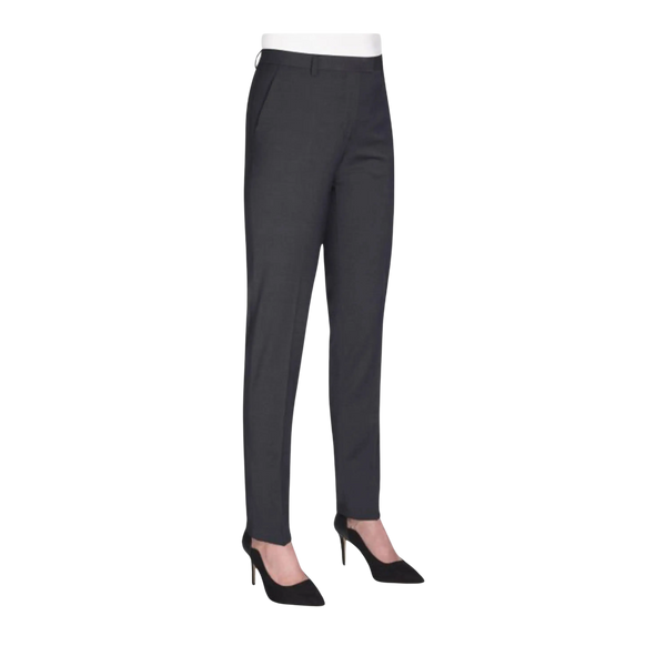 Torino Slim Leg Trouser in Charcoal