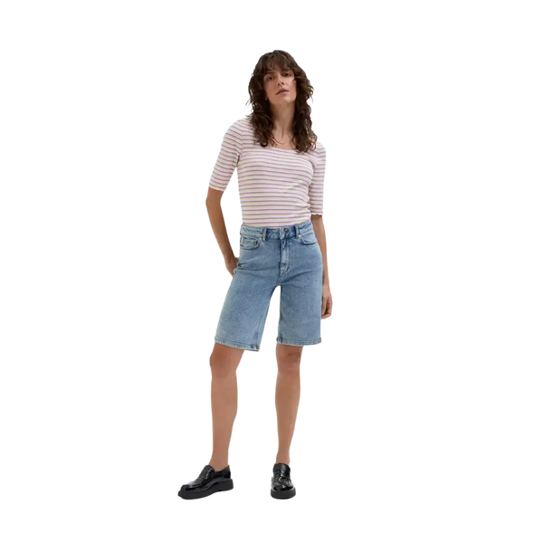 Selected Femme Kyla Straight Denim Shorts