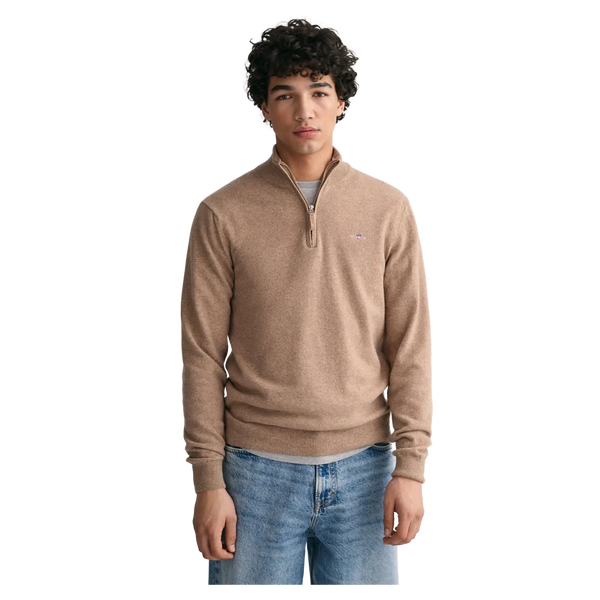 GANT Superfine Lambswool 1/4 Zip Jumper