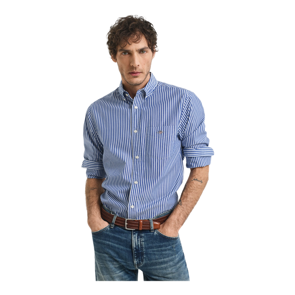 GANT Regular Fit Striped Poplin Shirt