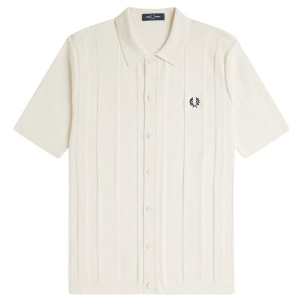Fred Perry Button Through Short Sleeve Shirt