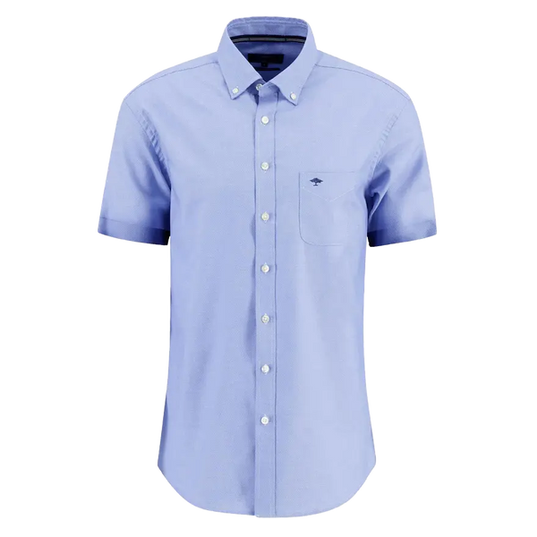 Fynch-Hatton Short Sleeve Plain Shirt for Men