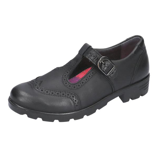 Olivia School Shoes for Girls in Black