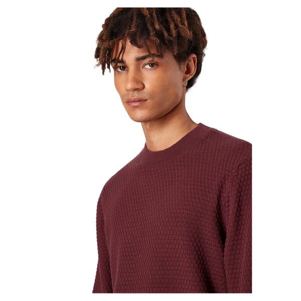 Armani Exchange Textured Knit Jumper for Men