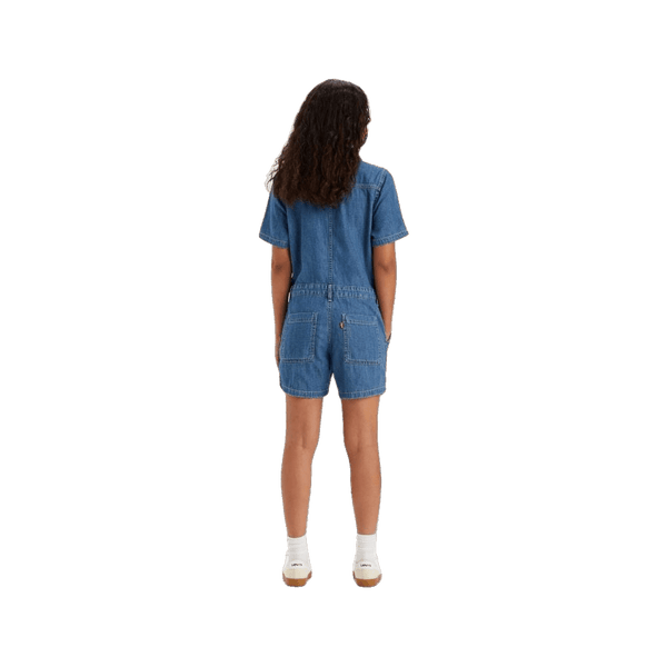 Levi's Short Sleeve Heritage Romper Jumpsuit