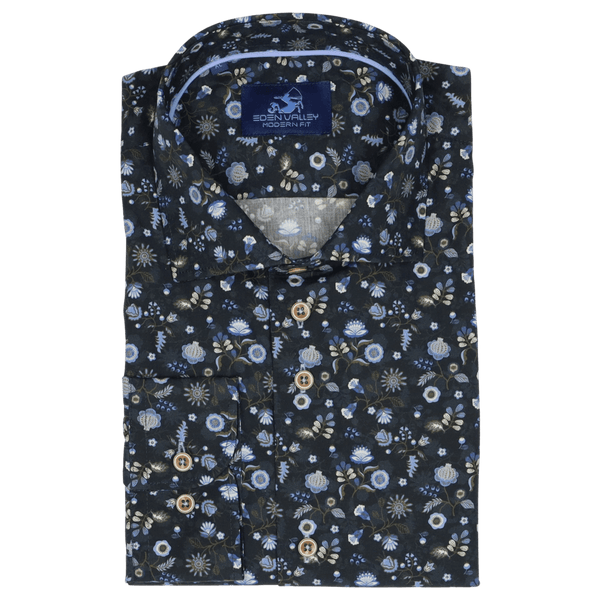 Eden Valley Floral Print Long Sleeve Shirt for Men