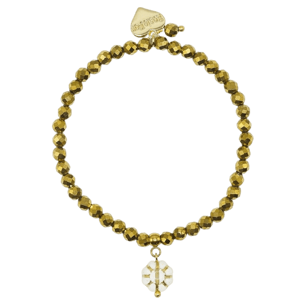 Rosie Fox Pyrite Gemstone Belle Bracelet