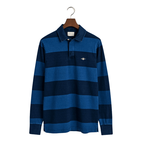 GANT Striped Long Sleeve Rugby Shirt