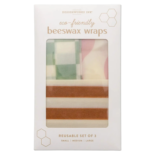 Designworks Ink Beeswax Wraps Set Of 3