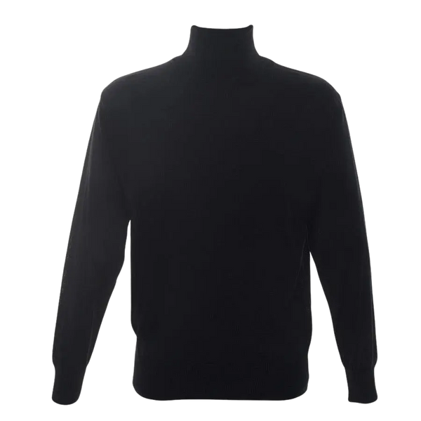 Franco Ponti Rollcollar Pullover in Black