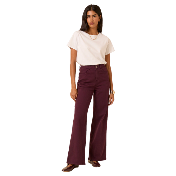 Nobody's Child Stretch Wide Leg Jeans