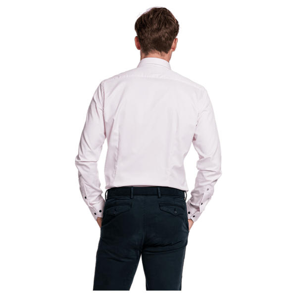 Giordano Superfine Twill Long Sleeve Shirt With Trim