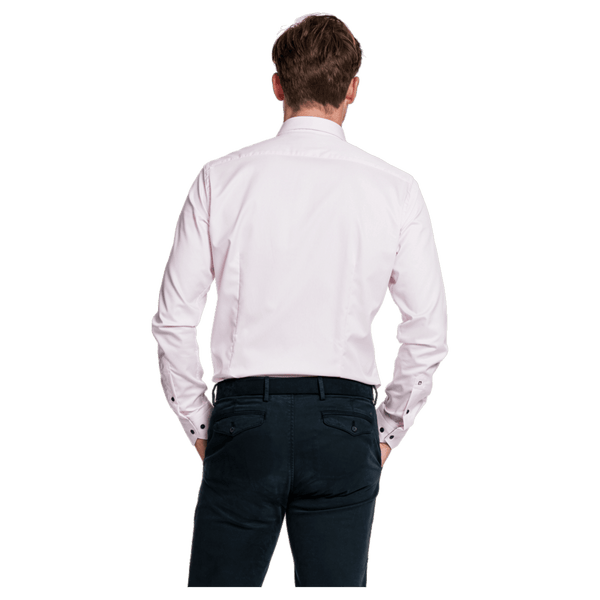 Giordano Superfine Twill Long Sleeve Shirt With Trim for Men