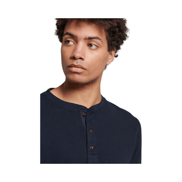 Superdry Waffle Long Sleeve Henley Top