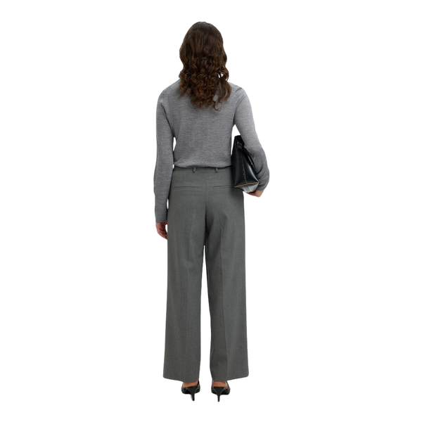 Selected Slfthea Ls Knit Merino O-neck