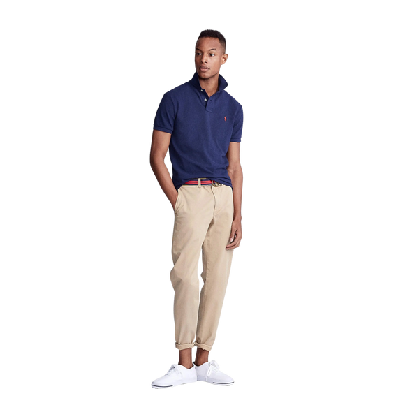 Polo Ralph Lauren Plain Polo Shirt in Navy