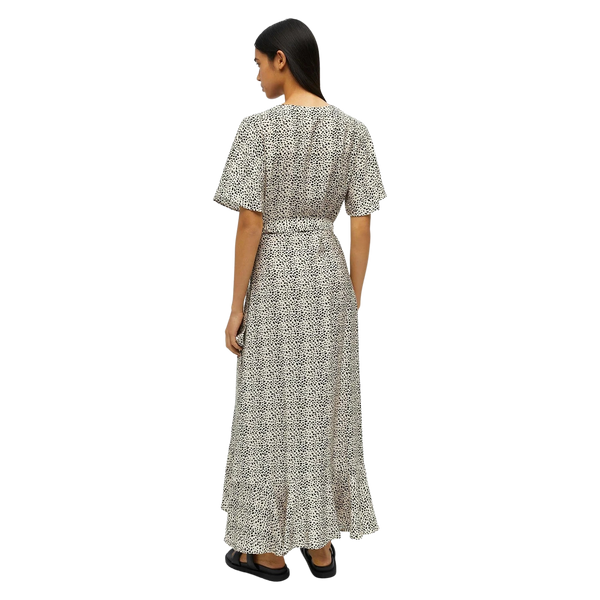 Object Leonaora Short Sleeve Wrap Midi Dress for Women